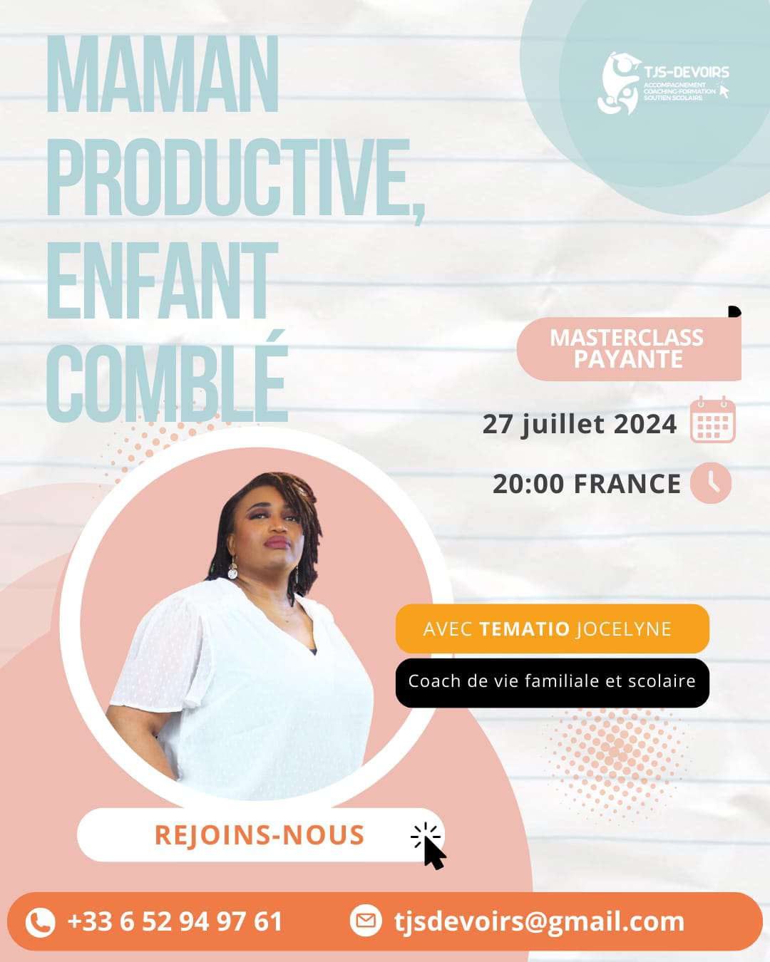 MAMAN PRODUCTIVE, ENFANT COMBLÉ